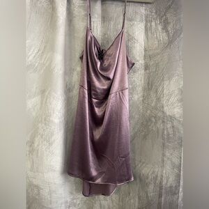 Wild Fable Lavender Satin Skirt